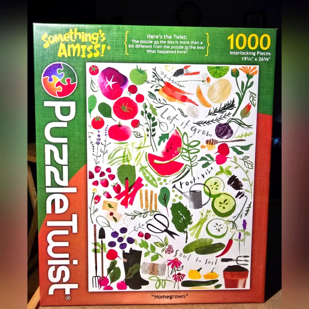 Homegrown 1000-Piece Puzzle - Colorful Design